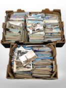 A large quantity of 20th-century monochrome and colour postcards.