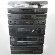 A Sony automatic stereo turntable PS-LX52Y,