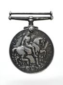 A WWI British War Medal named to 2083T A. C. Hoseason R.N.R.