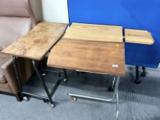 Three Scandinavian reading tables