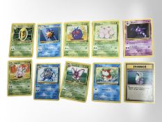 An original Pokemon trading card album containing approximately 196 cards,