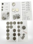 A quantity of Victorian and later coins, as illustrated.