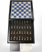 A Waterloo Museum Battle of Waterloo chess set by The Franklin Mint