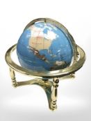 A gemstone globe,