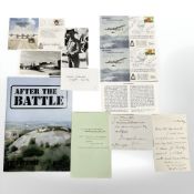 An interesting group of military ephemera, some of Dambusters interest,