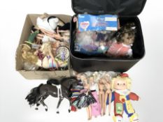 A group of Barbie and other toys (2 boxes)