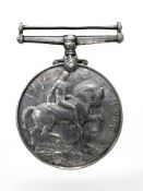 A WWI British War Medal named to 8675 Pte. J.