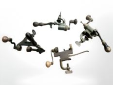 Four vintage cartridge loading tools