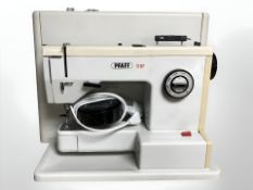 A Pfaff 1197 electric sewing machine, with lead and pedal.