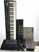 A Korg X5D music synthesiser,