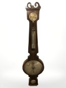A 19th century rosewood barometer,