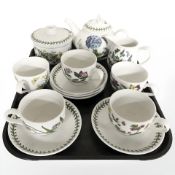 Approximately forty six pieces of Portmeirion 'The Botanic Garden' table wares.