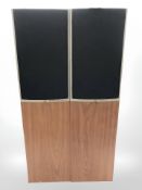 A pair of Wharfedale speakers, height 80 cm.