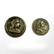 Two Georgian guinea weights