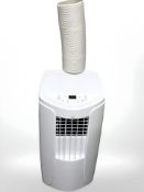 A Blu air conditioning unit.