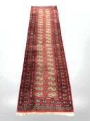 A Turkoman runner, Afghanistan, 281 cm x 81 cm.