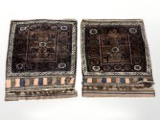 A pair of Balouch bagfaces, Afghanistan, each 99 cm x 87 cm.