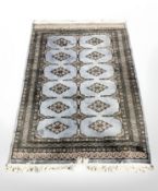 A Lahore Bokhara rug, Pakistan, 190 cm x 127 cm.