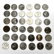 Thirty-six £5 coins