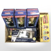 A group of Big Chief Studios Doctor Who, Dad's Army and Only Fools and Horses figurines.