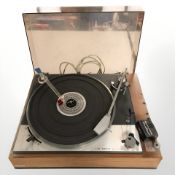 A Lenco L75 turntable with Shure E T2 stencil.