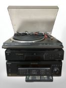 A Technics automatic turntable SL-QD33,