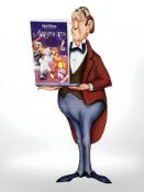A Walt Disney Artistocats standee. height 180 cm.