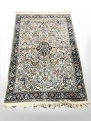 An Indian Kashmir rug, 192 cm x 122 cm.
