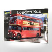A Revell 1:24 scale London Bus model kit, in box.