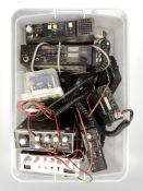 A group of radio telephones, receivers, etc.