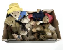 A group of modern teddybears, including Past Times, the Boyds Collection, two Paddington bears, etc.
