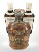 A bottle of Hiram Walker Canadian club classic twelve year old blended whisky, 1L,