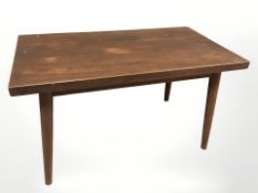 A 20th century Danish teak coffee table,