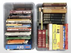 A quantity of volumes relating to furniture making, carpentry, DIY, etc.