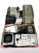 A Grundig reel to reel pure digital radio, Karcher window vacuum, other modern electricals,