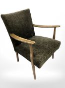 A mid 20th cenutry Danish lounge armchair