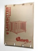 A boxed children's play pen