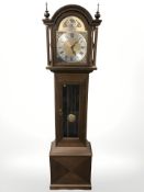 A Tempus Fugit longcase clock, with pendulum and weights, height 189 cm.