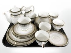 Twenty eight pieces of Royal Grafton majestic tea and dinner china.