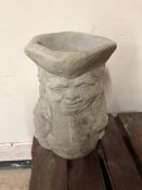 A large garden ornament - toby jug