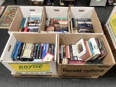 A large quantity of modern volumes, mostly fiction, Winston S.