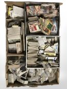 A very large quantity of cigarette cards, including Wills, Brooke Bond tea cards,