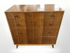 A teak four drawer chest, 93 cm x 47 cm x 89 cm.