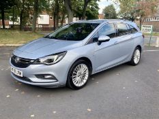 A Vauxhall Astra Elite Nav Turbo S/S Auto estate car, registration MF69 LNH, first registered 04.09.
