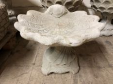 A Shell style bird bath