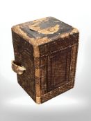 A 19th century carriage clock case.