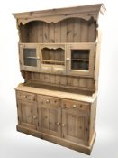 A contemporary pine dresser,
