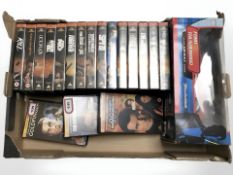 A die cast 1:18 scale James Bond 007 Ford Thunderbird from 'Die Another Day',