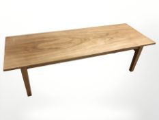 A 20th century Danish teak rectangular coffee table 46 cm long x 52 cm wide x 41 cm high