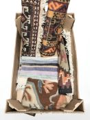 A group of small Iranian rugs, flatweave kilim, etc.